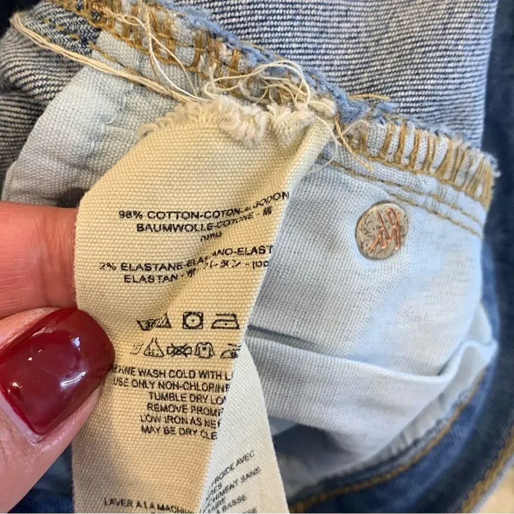 Free People great heights frayed skinny denim jeans Size 26